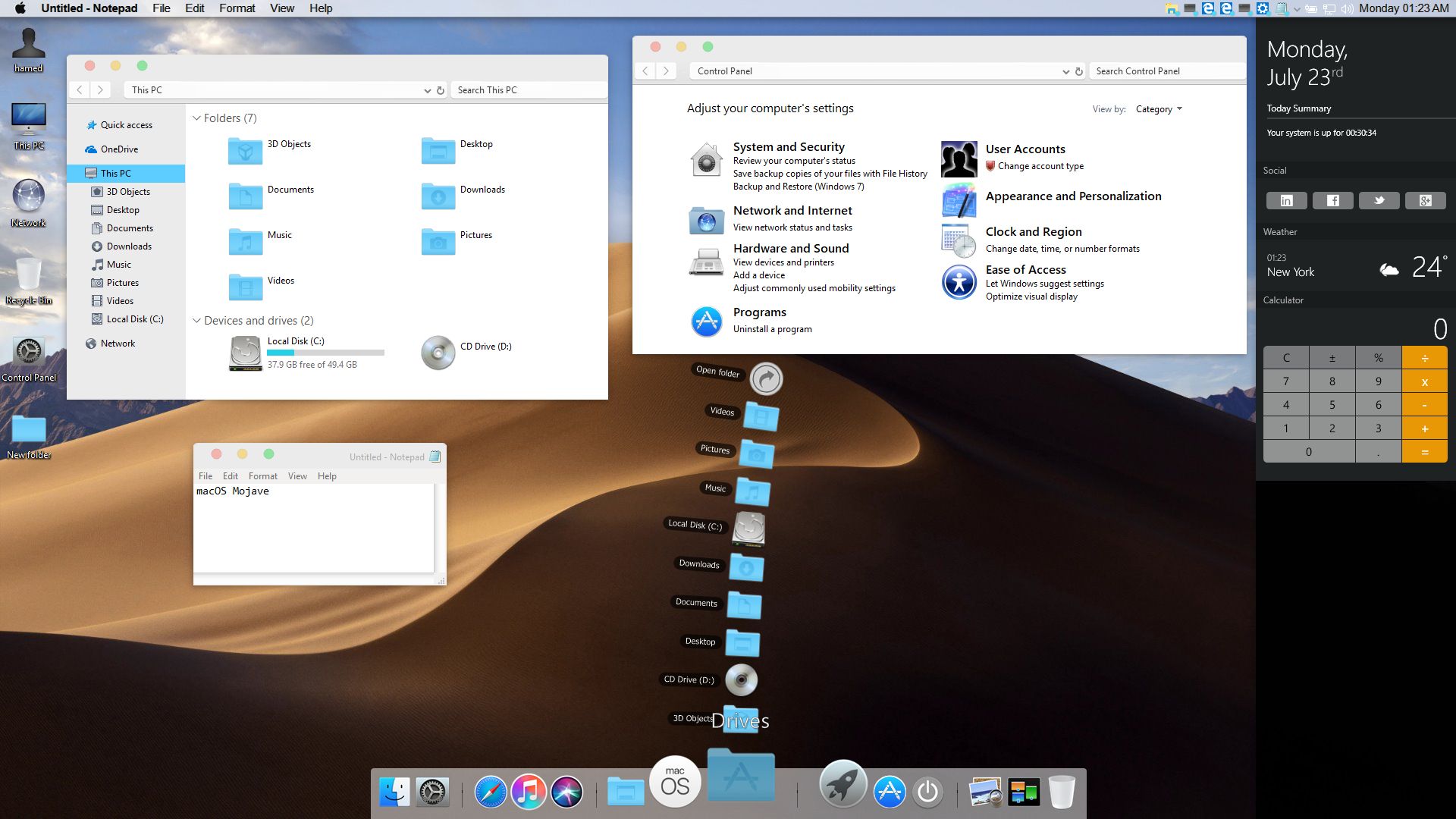 mac transformation packs for windows 7